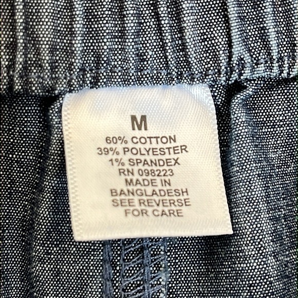 Magellan Outdoors Women's Campfire Chambray Shorty Shorts Denim Blue Size Medium - Picture 5 of 14